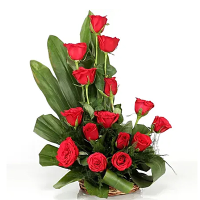 "Roses , Fruit Basket - Click here to View more details about this Product